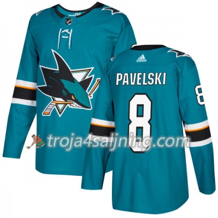 San Jose Sharks tröja Joe Pavelski 8 Adidas 2017-2018 Teal Authentic - NHL Tröjor Herr San Jose Sharks tröja Joe Pavelski 8 Adidas 2017-2018 Teal Authentic - NHL Tröjor Herr